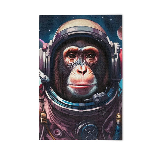 Puzzles for Adults 500 Piece Monkey Astronaut Space NASA Jigsaw Puzzles Kids Toy Game Gift 202a0055