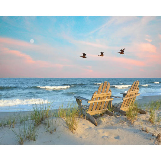 Heritage Puzzle Coastal Moonrise by Peter Doran Jigsaw Puzzle 1000 Pieces - Beach Puzzles for Adults 1000 Piece Jigsaw Puzzle Beach - Ocean Puzzles for Adults 1000 Piece - Beach Theme Jigsaw Puzzles