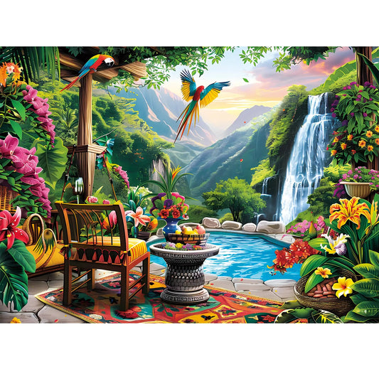 500 Pieces Puzzle for Adults Mountain Forest Jigsaw Puzzle 500 Pieces Recycled Cardboard Jigsaw Puzzles for Adults Family Challenging Game Home Decor Gift Toy for Teens Kids Seniors 20.5 * 15 inch