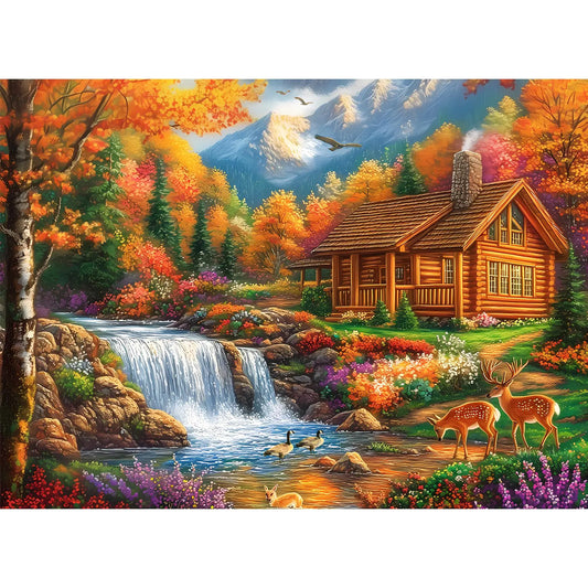 Puzzles 500 Pieces for Adults | Alpine Serenity Jigsaw Puzzles | Recycled Cardboar Jigsaw Puzzles 500 Pieces | Challenging Family Activity Great Gift Idea for Family Friends | 20.5 X 15 inches
